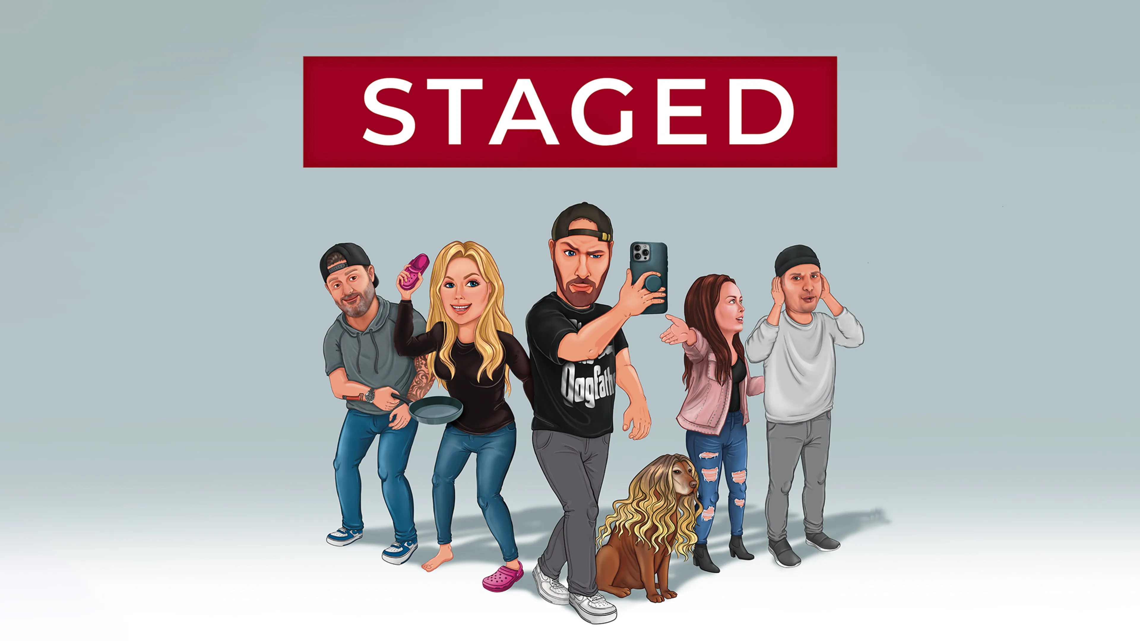 Staged poster